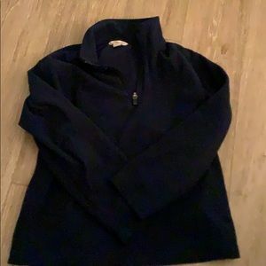 Lands’ End Kids fleece quarter zip sweatshirt.